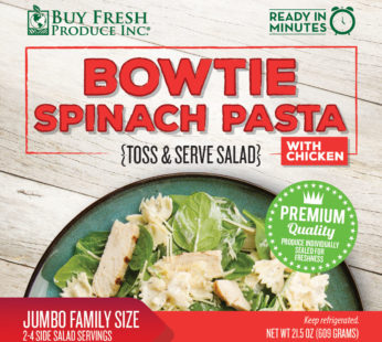 Bowtie Caesar Spinach Salad with Chicken- Family Size 21.5 oz
