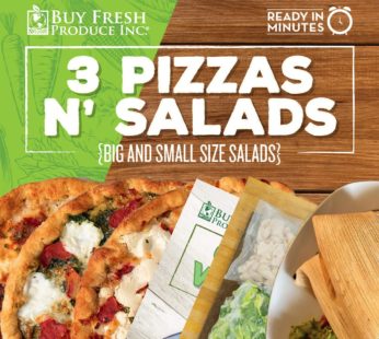 BUNDLE TRIAL BOX –  Chicken Caesar Large Size / Waldorf Family Size / 3 Pizzas / Cheese Tamales